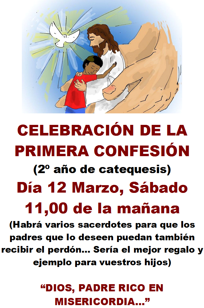Celebración 1ª Confesión (2º año catequesis) – Parroquia Ntra. Sra. de ...